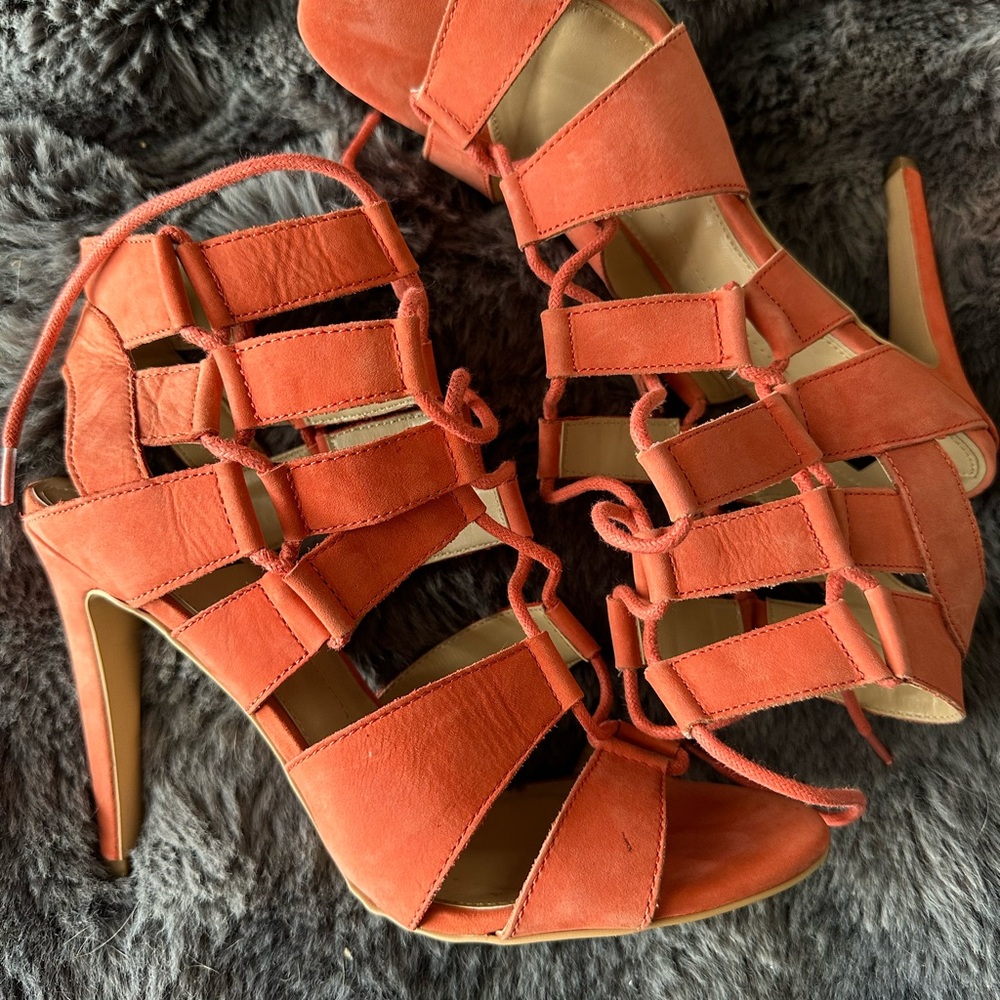 DV by Dolce Vita Orange Strappy Heels